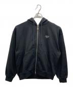 ）の古着「DOLLY STONE EAR HOODIE ZIP UP(ドリーストーンイヤーフーディジップアップ）」｜ブラック