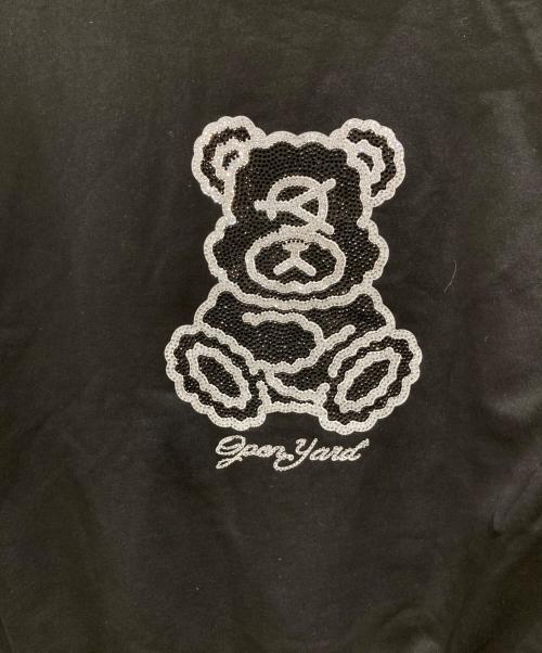 OY（オーワイ）OY (オーワイ) DOLLY STONE EAR HOODIE ZIP UP(ドリーストーンイヤーフーディジップアップ） ブラック サイズ:SIZE Lの古着・服飾アイテム