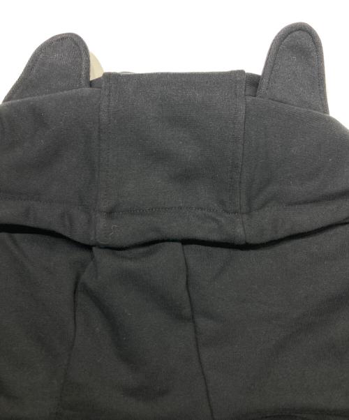 OY（オーワイ）OY (オーワイ) DOLLY STONE EAR HOODIE ZIP UP(ドリーストーンイヤーフーディジップアップ） ブラック サイズ:SIZE Lの古着・服飾アイテム