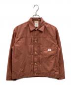 DANTONダントン）の古着「ナイロンタフタショートジャケット」｜ブラウン