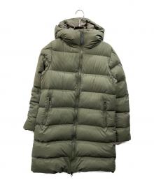 THE NORTH FACE（ザ ノース フェイス）の古着「ウインドストッパーダウンシェルコート」｜カーキ