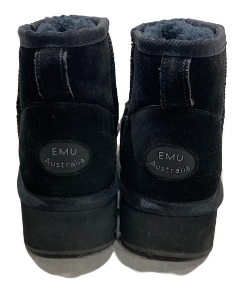 emu（エミュー）emu (エミュー) PLATFORM MICRO ムートン ブーツ ブラック サイズ:25cmの古着・服飾アイテム