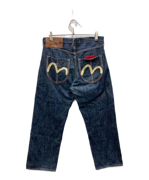 YAMANE（ヤマネ）YAMANE (ヤマネ) カモメペイントデニムパンツ インディゴ サイズ:W34の古着・服飾アイテム