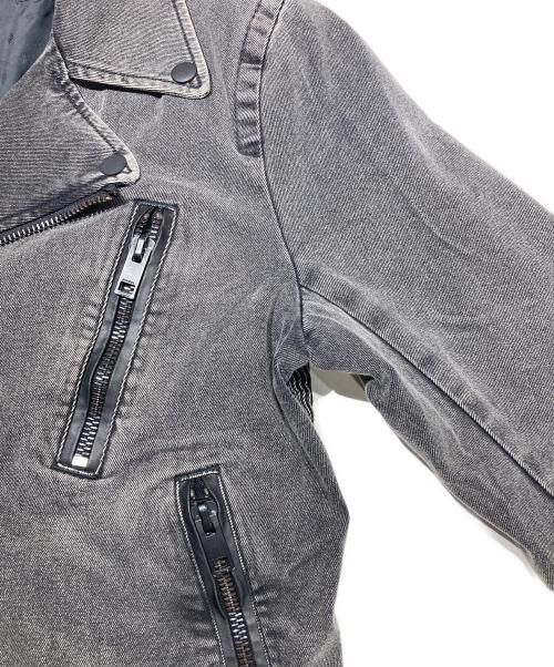 DIESEL（ディーゼル）DIESEL (ディーゼル) デニム ダブルライダースジャケット ブラック サイズ:Sの古着・服飾アイテム