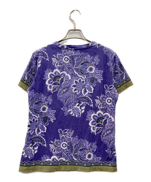 ETRO（エトロ）ETRO (エトロ) ペイズリーフラワーTシャツ パープル サイズ:Sの古着・服飾アイテム