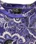 中古・古着 ETRO (エトロ) ペイズリーフラワーTシャツ パープル サイズ:S：5000円