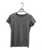 JIL SANDERジルサンダー）の古着「ミニロゴプリントTシャツ」｜グレー