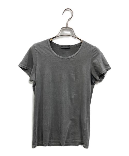 JIL SANDER（ジルサンダー）JIL SANDER (ジルサンダー) ミニロゴプリントTシャツ グレー サイズ:Sの古着・服飾アイテム