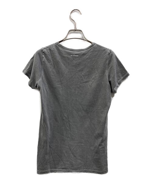 JIL SANDER（ジルサンダー）JIL SANDER (ジルサンダー) ミニロゴプリントTシャツ グレー サイズ:Sの古着・服飾アイテム