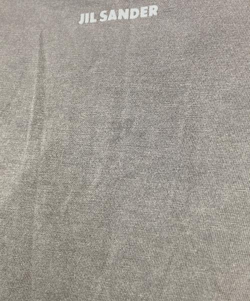 JIL SANDER（ジルサンダー）JIL SANDER (ジルサンダー) ミニロゴプリントTシャツ グレー サイズ:Sの古着・服飾アイテム