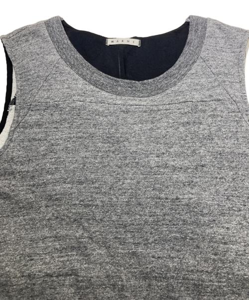 MARNI（マルニ）MARNI (マルニ) ポケット付きスウェットベスト グレー サイズ:40の古着・服飾アイテム