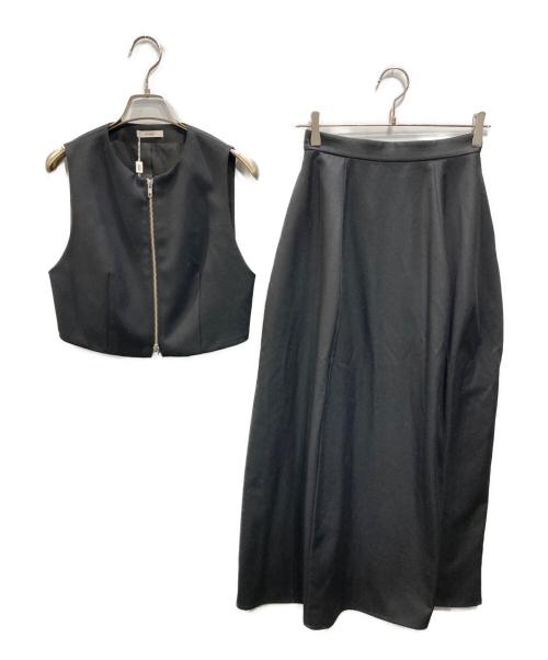 CLANE（クラネ）CLANE (クラネ) 3WAY ZIP SET ONEPIECE ブラック サイズ:1 未使用品の古着・服飾アイテム