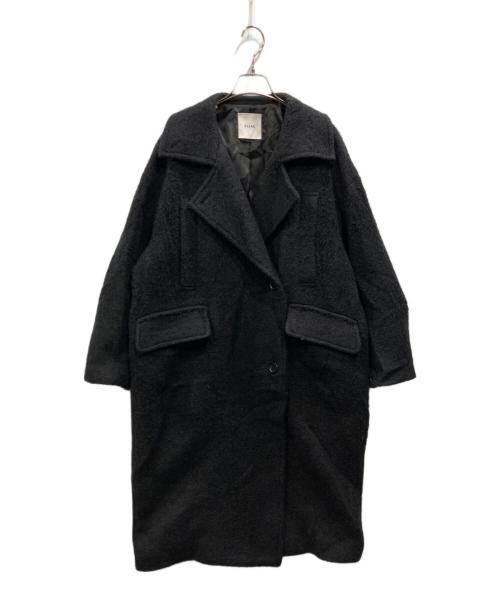 CLANE（クラネ）CLANE (クラネ) SHORT SHAGGY COCOON OVER COAT ブラックの古着・服飾アイテム