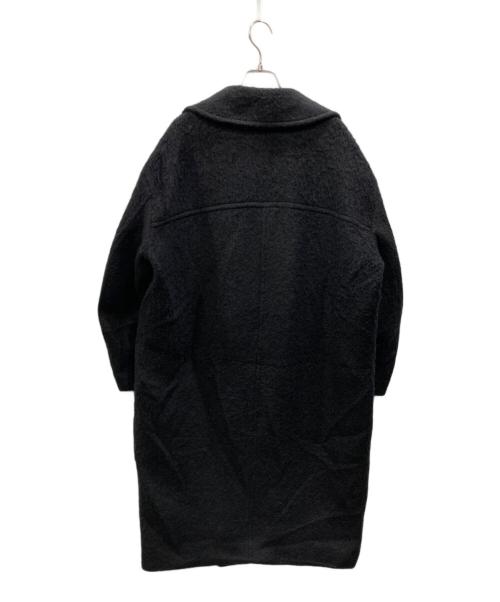 CLANE（クラネ）CLANE (クラネ) SHORT SHAGGY COCOON OVER COAT ブラックの古着・服飾アイテム