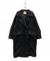 CLANE（クラネ）の古着「SHORT SHAGGY COCOON OVER COAT」｜ブラック