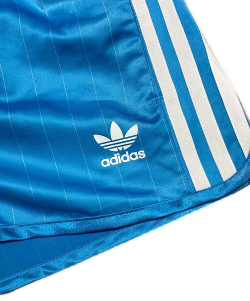 adidas Originals（アディダスオリジナル）adidas Originals (アディダスオリジナル) Sporty & Rich (スポーティーアンドリッチ) ショートパンツ ブルー サイズ:Mの古着・服飾アイテム