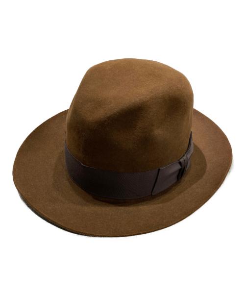 STETSON（ステットソン）STETSON (ステットソン) ハット ブラウン サイズ:7 1/4の古着・服飾アイテム