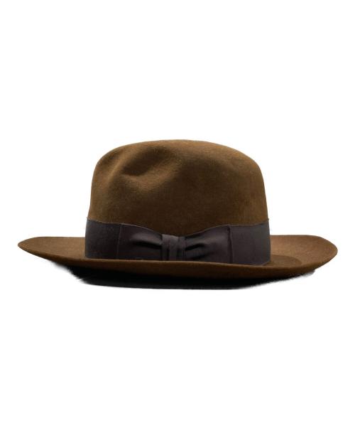 STETSON（ステットソン）STETSON (ステットソン) ハット ブラウン サイズ:7 1/4の古着・服飾アイテム