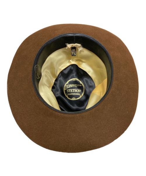 STETSON（ステットソン）STETSON (ステットソン) ハット ブラウン サイズ:7 1/4の古着・服飾アイテム