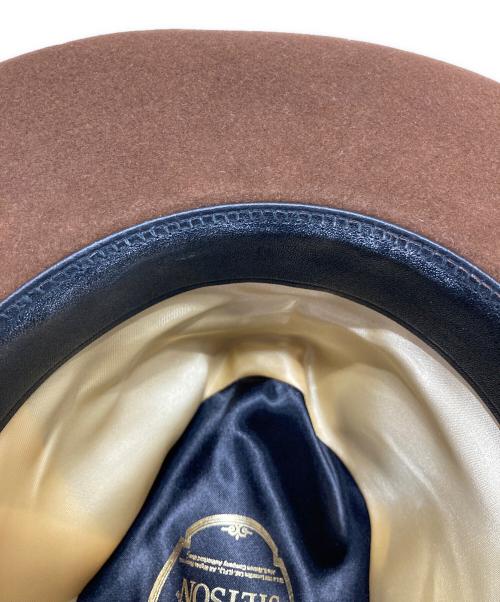 STETSON（ステットソン）STETSON (ステットソン) ハット ブラウン サイズ:7 1/4の古着・服飾アイテム