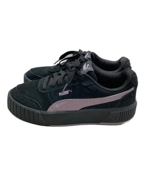 PUMA（プーマ）PUMA (プーマ) CARINA MIA（カリナミア） ブラック×ピンク サイズ:SIZE 24cmの古着・服飾アイテム