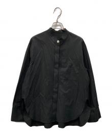 machatt（マチャット）の古着「ラウンドへムシャツ」｜ブラック