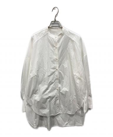 美品machatt マチャット　スタンドカラーオーバーシャツ　ピンク 中古・古着通販】machatt (マチャット) スタンドカラーオーバーシャツ