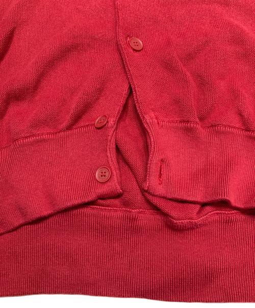 LACOSTE（ラコステ）LACOSTE (ラコステ) RELAXED FIT カーディガン レッド サイズ:SIZE US Lの古着・服飾アイテム