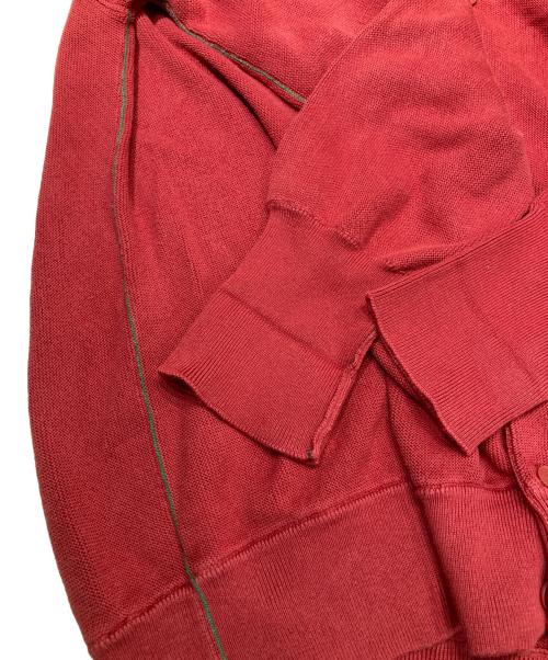 LACOSTE（ラコステ）LACOSTE (ラコステ) RELAXED FIT カーディガン レッド サイズ:SIZE US Lの古着・服飾アイテム