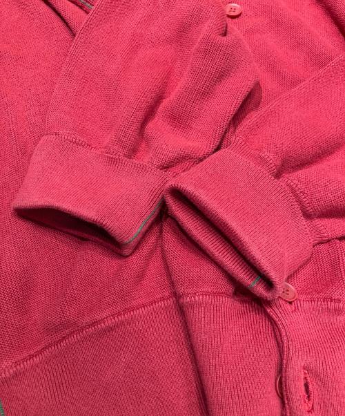 LACOSTE（ラコステ）LACOSTE (ラコステ) RELAXED FIT カーディガン レッド サイズ:SIZE US Lの古着・服飾アイテム