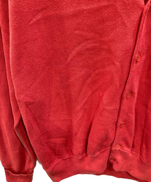 LACOSTE（ラコステ）LACOSTE (ラコステ) RELAXED FIT カーディガン レッド サイズ:SIZE US Lの古着・服飾アイテム