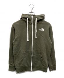THE NORTH FACE（ザ ノース フェイス）の古着「リアビュー フルジップ フーディ」｜オリーブ