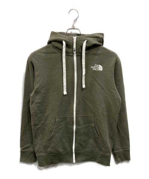 THE NORTH FACE（ザ ノース フェイス）THE NORTH FACE (ザ ノース フェイス) リアビュー フルジップ フーディ オリーブ サイズ:Lの古着・服飾アイテム