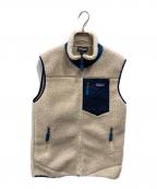 Patagoniaパタゴニア）の古着「M's Classic Retro-X Vest（メンズクラシックレトロエックスベスト）」｜アイボリー×ネイビー