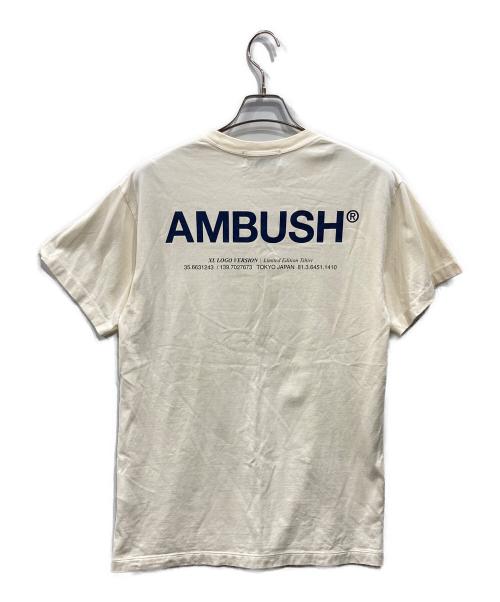 AMBUSH（アンブッシュ）AMBUSH (アンブッシュ) ロゴプリントTシャツ アイボリー サイズ:2の古着・服飾アイテム
