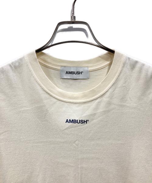 AMBUSH（アンブッシュ）AMBUSH (アンブッシュ) ロゴプリントTシャツ アイボリー サイズ:2の古着・服飾アイテム