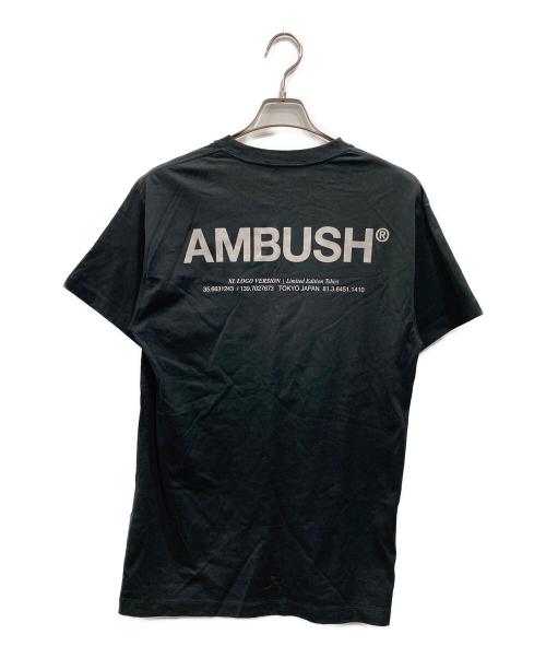 AMBUSH（アンブッシュ）AMBUSH (アンブッシュ) ロゴプリントTシャツ ブラック サイズ:2の古着・服飾アイテム
