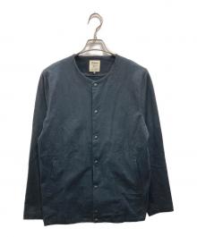 JACKMAN（ジャックマン）の古着「Stretch Collarless JK」｜ブラック