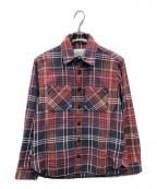 Peregrineペレグリン）の古着「Blunt Overshirt」｜レッド