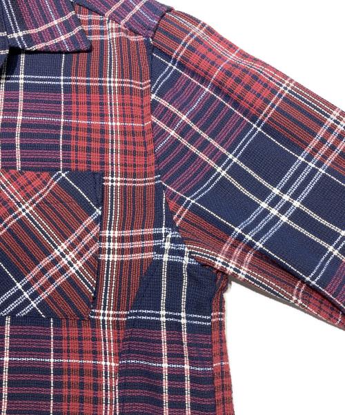 Peregrine（ペレグリン）PEREGRINE (ペレグリン) Blunt Overshirt レッド サイズ:Mの古着・服飾アイテム