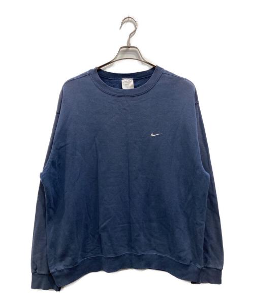 NIKE（ナイキ）NIKE (ナイキ) オールドワンポイントクルーネックスウェット ネイビー サイズ:Lの古着・服飾アイテム