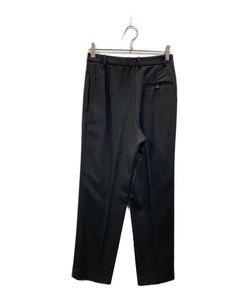 DES PRES（デ プレ）DES PRES (デ プレ) ウールオックスフォード フロントタックテーパードパンツ ブラック サイズ:36の古着・服飾アイテム