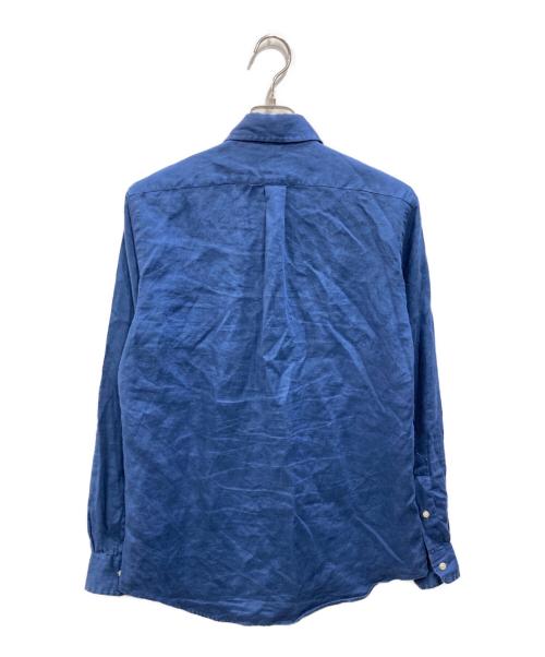 POLO RALPH LAUREN（ポロ・ラルフローレン）POLO RALPH LAUREN (ポロ・ラルフローレン) CLASSIC FIT リネンシャツ ネイビー サイズ:Sの古着・服飾アイテム