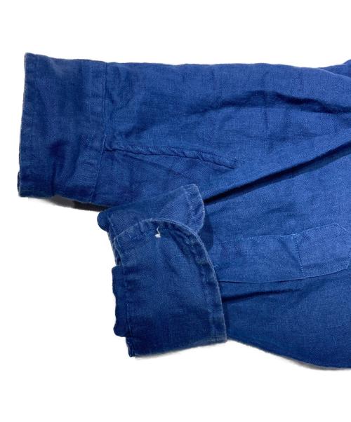 POLO RALPH LAUREN（ポロ・ラルフローレン）POLO RALPH LAUREN (ポロ・ラルフローレン) CLASSIC FIT リネンシャツ ネイビー サイズ:Sの古着・服飾アイテム