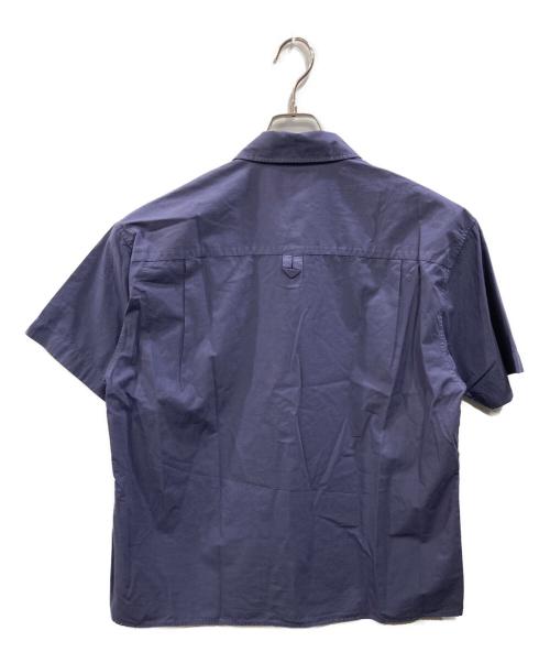 MHL（エムエイチエル）MHL (エムエイチエル) オーガニックコットン ショートスリーブ シャツ ブルー サイズ:SIZE Sの古着・服飾アイテム