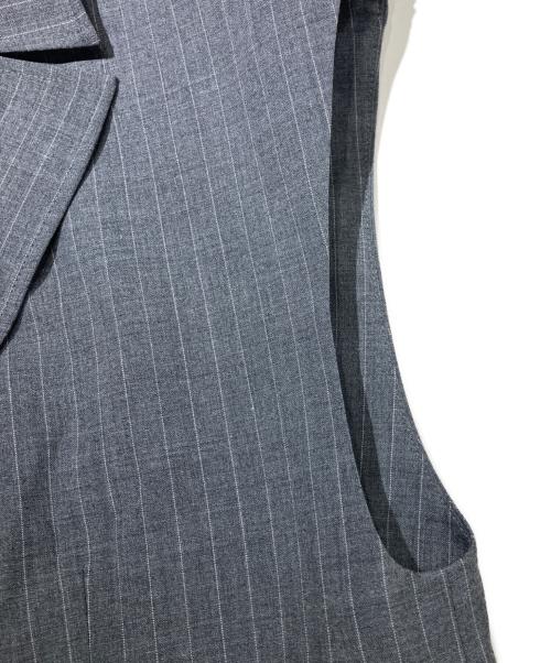 suadeo（スアデオ）suadeo (スアデオ) 大草直子 (大草直子) ２WAY ジレワンピース グレー サイズ:38の古着・服飾アイテム
