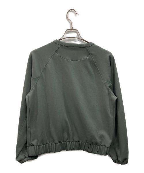 Factelier（ファクトリエ）FACTELIER (ファクトリエ) エアーノーカラーブルゾン グリーン サイズ:40の古着・服飾アイテム