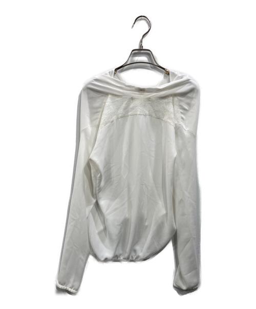 Decade BEIGE.（ディケイド ベイジ）Decade BEIGE. (ディケイド ベイジ) OLIVE（オリーブ） ブラウス ホワイト サイズ:SIZE 6の古着・服飾アイテム