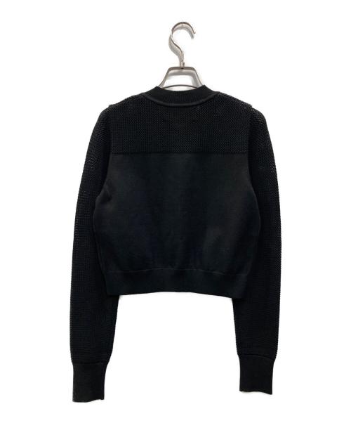 LEMONPLET（レモンプレット）Lemonplet (レモンプレット) DUE KNITTED CARDIGAN(デュウ ニッテッド カーディガン） ブラック サイズ:ONE SIZEの古着・服飾アイテム