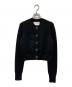 Lemonplet（レモンプレット）の古着「DUE KNITTED CARDIGAN(デュウ ニッテッド カーディガン）」｜ブラック
